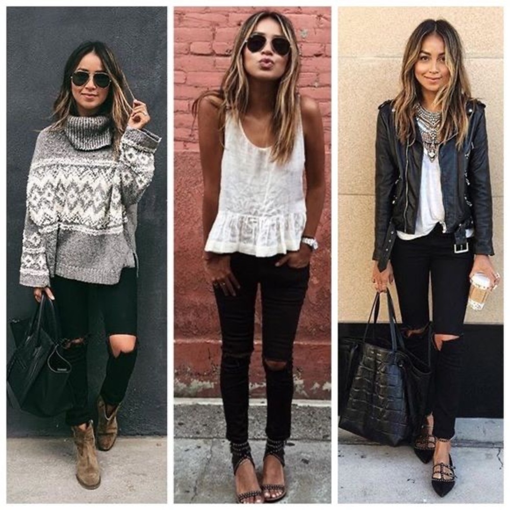 Sincerely Jules Black Wanderer Skinny Jeans